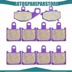 Aus991295s01 Autosparepartstore Front Rear Carbon Fiber Brake Pads Fits Kawasaki Ninja Zx6r Zx600p 07-08 Zx600r