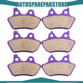 Aus991324s01 Autosparepartstore Front Rear Carbon Fiber Brake Pads Fits Harley Davidson Dyna Touring Sportster