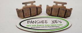 Bjr1851 Banshee Joes Llc Suzuki Rm125 Rear Brake Pads 1991-1995 Serrated Ceramic