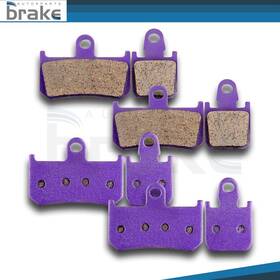 Bro991297tr Bator Front Carbon Fiber Brake Pads Fits Yamaha Vmax 1700 Vmx1700 2009-2013 2012 2011