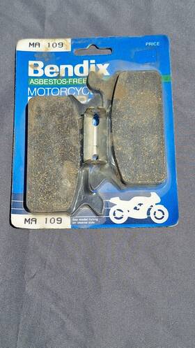 Ma-109 Bendix Ma 109 Rear Brake Pads Harley Davison