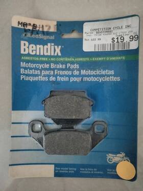 Ma91 Bendix Kawasaki 250 Suzuki Lt500 Brake Pads