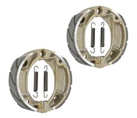 Frbp-14 Brake Shoes Grooved Front Rear Honda Chf50 Sa50 Crf80 Crf100 Crf110f Xr80 Xr100r