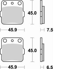 686cm44 Braking Cm44 Brake Pads #686cm44 For Kawasaki/honda/yamaha/husqvarna/suzuki 686cm44 Braking Cm44 Brake Pads #686cm44 For Kawasaki/honda/yamaha/husqvarna/suzuki