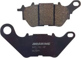 969sm1 Braking Sm1 Semi-metallic Brake Pads Rear #969sm1 For Yamaha Yzf-r3/mt-03