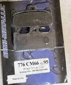 Braking Cm66-95 776 New Semi-metalic Brake Pads For Brembo Caliprs
