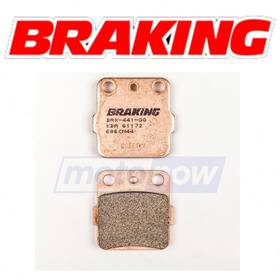 Braking Mn/5z1k Rear Cm44 Sintered Metal Pad For 2008-2010 Yamaha Yfm250 Raptor - Ex
