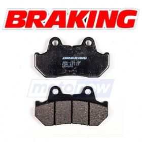 9h7n Braking Mn/9h7n Rear Sm1 Semi Metallic Pads For 1982-1983 Honda Gl1100 Gold Wing - Hs