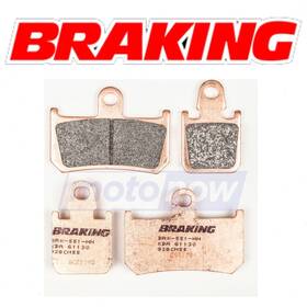 G3w6 Braking Mn/g3w6 Front Cm55 Sintered Sport Brake Pads For 2007-2014 Yamaha Yzf-r1 - Pr