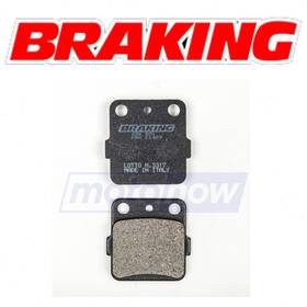 Gkn3 Braking Mn/gkn3 Rear Sm1 Semi Metallic Pads For 2001-2005 Yamaha Yfm660r Raptor - Hm