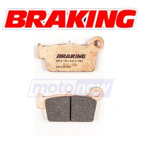 Cm46 Braking Mn/q1w8 Rear Sintered Brake Pad For 2006-2017 Kawasaki Kx450f - Ik