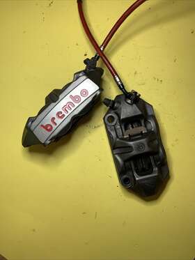 T2023540 Brambo Triumph Speed Triple 1050 Rs 18-20 Brembo M4 Front Brake Calipers Pads #w