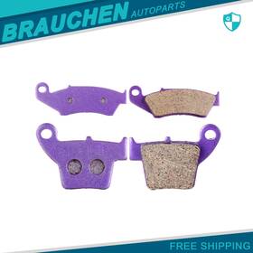 Brau Br991241au01 Front And Rear Carbon Fiber Brake Pads For 2004-2015 Honda Crf250r Fa185 Fa346
