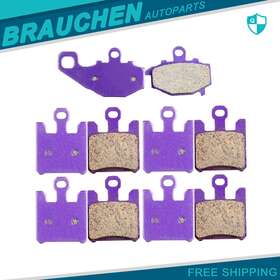 Br991249au01 Brau Front And Rear For 2003-2006 Kawasaki All Ninja Zx6rr Carbon Fiber Brake Pads