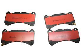 P83146n Brembo Performance Front Ceramic Brake Disc Pad Set Kit Blk And Red