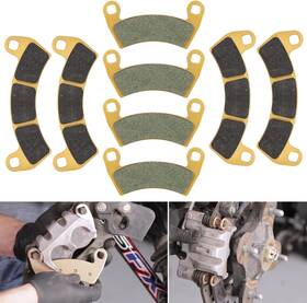 Caqp1023 Ca-auto Brake Pads For Polaris 1000 Rzr Xp 4 Turbo Eps 2016-2021 Fa656 Fa680