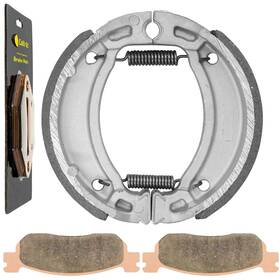 Fl3932bs104hy Caltric For Yamaha Xt225 Serow 225 2001-2007 Front Brake Pads And Rear Shoes