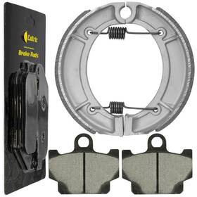 Caltric Fl3968bs105hy For Yamaha Xs400 Maxim 400 1982 1983 Front Brake Pads And Rear Shoes