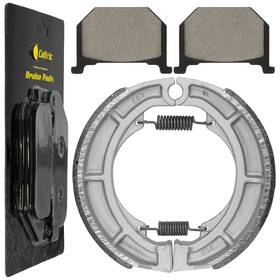 Fl4378bs120hy Caltric For Suzuki Gsx400 Gsx400e Gsx400l Gsx400s 1980-1982 Front Rear Brake Pads Shoes