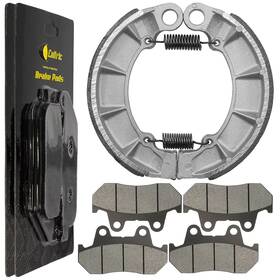Fl4468bs122hy Caltric For Honda Vf700c Magna 1985 1986 1987 Front Brake Pads And Rear Shoes