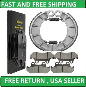 Fl4469bs122hy Caltric For Honda Vt1100c Shadow 1100 1985 1986 Front Brake Pads And Rear Shoes