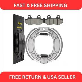 Fl4764bs134hy Caltric Front Brake Pads And Rear Shoes For Honda Sh150 Sh150i Sh150d 2001-2013