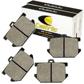 Fl6608mp206hy Caltric Front Rear Brake Pads For Yamaha Xs750 Xs750d Xs750e Xs750f 1977-1979