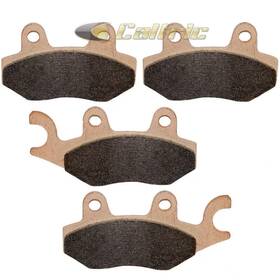 Fl7432sp104hy Caltric Front Rear Brake Pads For Kawasaki Kl650 Klr650 2008-2018 Sintered
