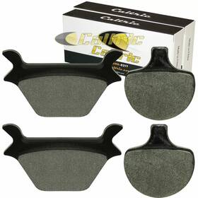 Fl9331mp276hy Caltric New Front And Rear Brake Pads For Harley Davidson Fxd Dyna Super Glide 1995-1998