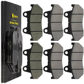 Mp111aa2026 Caltric Front And Rear Brake Pads For Honda Cb900c 1982 / Cb900f Super Sport 1981-1982