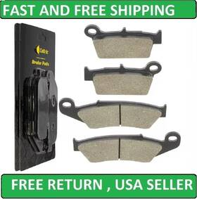 Mp118aa2003 Caltric Front And Rear Brake Pads For Suzuki Rmz250 Rm-z250 2004-2024
