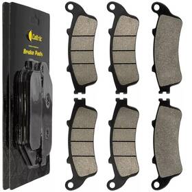 Mp122aa2018 Caltric Front Rear Brake Pads For Honda Vtx1800r R1 R2 R3 Vtx1800s S1 S2 S3 2002-2007