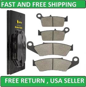 Mp126aa2013 Caltric Front Rear Brake Pads For Kawasaki Kx250 2001-2008