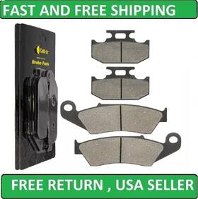 Mp126aa2018 Caltric Front Rear Brake Pads For Kawasaki Kdx220 Kdx220r 1997-2005 Pad
