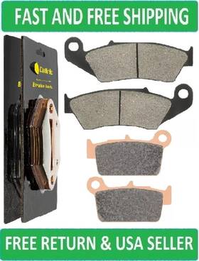 Mp126aa2025 Caltric Front Rear Brake Pads For Yamaha Yz250 Yz250f 50th Anniversary 2003-2007