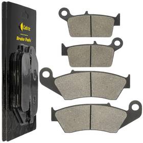 Caltric Mp127aa2004 Brake Pads For Honda Xr400r Xr 400 R 1996-2004 Front Rear Brakes