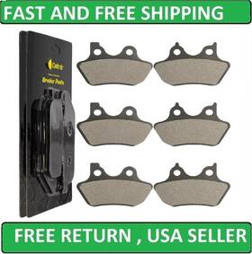 Mp136aa2009 Caltric New Front Rear Brake Pads For Harley Davidson Flhtc 1584 Electra Glide Classic