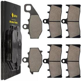 Mp138aa2022 Caltric Front And Rear Brake Pads For Kawasaki Zx600 Ninja Zzr600 2005-2008