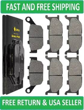 Mp143aa2007 Caltric New Front Rear Brake Pads For Yamaha Fz6r Fz600r 2009 2010 2011