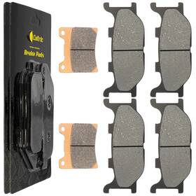 Mp143aa2020 Caltric Front And Rear Brake Pads For Yamaha Xvs1100 V-star 1100 1999-2009 Mp143aa2020 Caltric Front And Rear Brake Pads For Yamaha Xvs1100 V-star 1100 1999-2009
