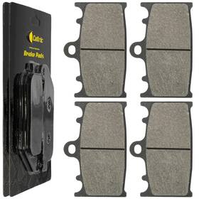 Mp144aa2007 Caltric Brake Pads For Kawasaki Zx11 Zx-11 Zx1100 Ninja 1990-2001 Motorcycle Front