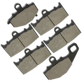 Mp144aa2031 Caltric Front Rear Brake Pads For Kawasaki Zx600 Ninja Zx6 Zx-6 1995-2002