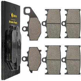 Mp144aa2033 Caltric Front Rear Brake Pads For Kawasaki Zx600 Ninja Zzr600 2003 2004 2005