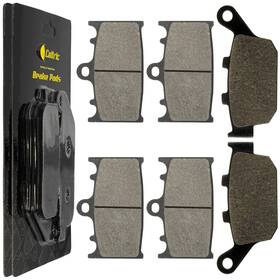 69101-44850 Caltric Mp145 Mp284 Front And Rear Brake Pads For Suzuki Sv650x 2019-2023 / 59100-35800
