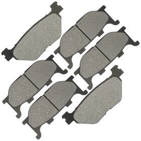 Mp146aa2002 Caltric Front And Rear Brake Pads For Yamaha Xvs1300 V-star 1300 Tourer 2001-2017