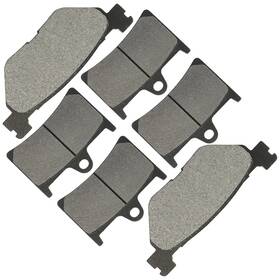 Caltric Mp146aa2007 Front And Rear Brake Pads For Yamaha Xv1700 Road Star 1700 Warrior 2002-2009