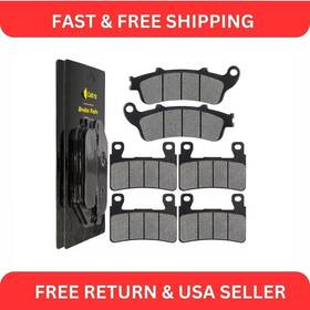 Mp147aa2006 Caltric Front And Rear Brake Pads For Honda Gl1800c Valkyrie 1800 2014-2015
