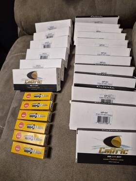 Mp151 Caltric F&r Brake Pads And Nkg Spark Plugs Honda Valkarie 98-2003