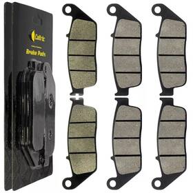 Mp151aa2023 Caltric Front Rear Brake Pads For Honda Gl1500 Gl 1500 Valkyrie 1998-2003