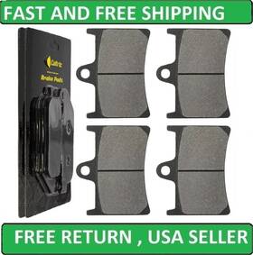 Mp153aa2010 Caltric Front Brake Pads For Yamaha R1 Yzfr1 Yzf1000 1998 1999 2000 2001